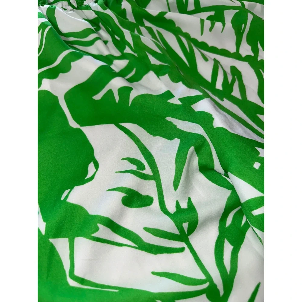 Lilly‎ Pulitzer Target 20th Ann. Collection Boom Boom Green Leaf Jumpsuit Large